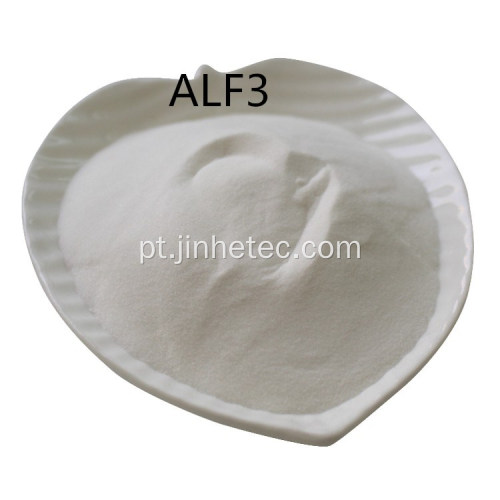 Pó branco Alf3 Fluoreto de alumínio 99%